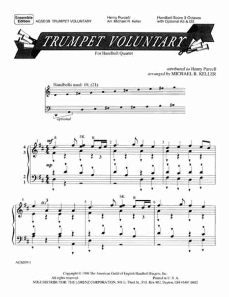 Trumpet Voluntary - Handbell Quartet