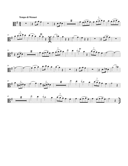 Wagenseil - Quartet #6 for Two Violas, Cello and Bass