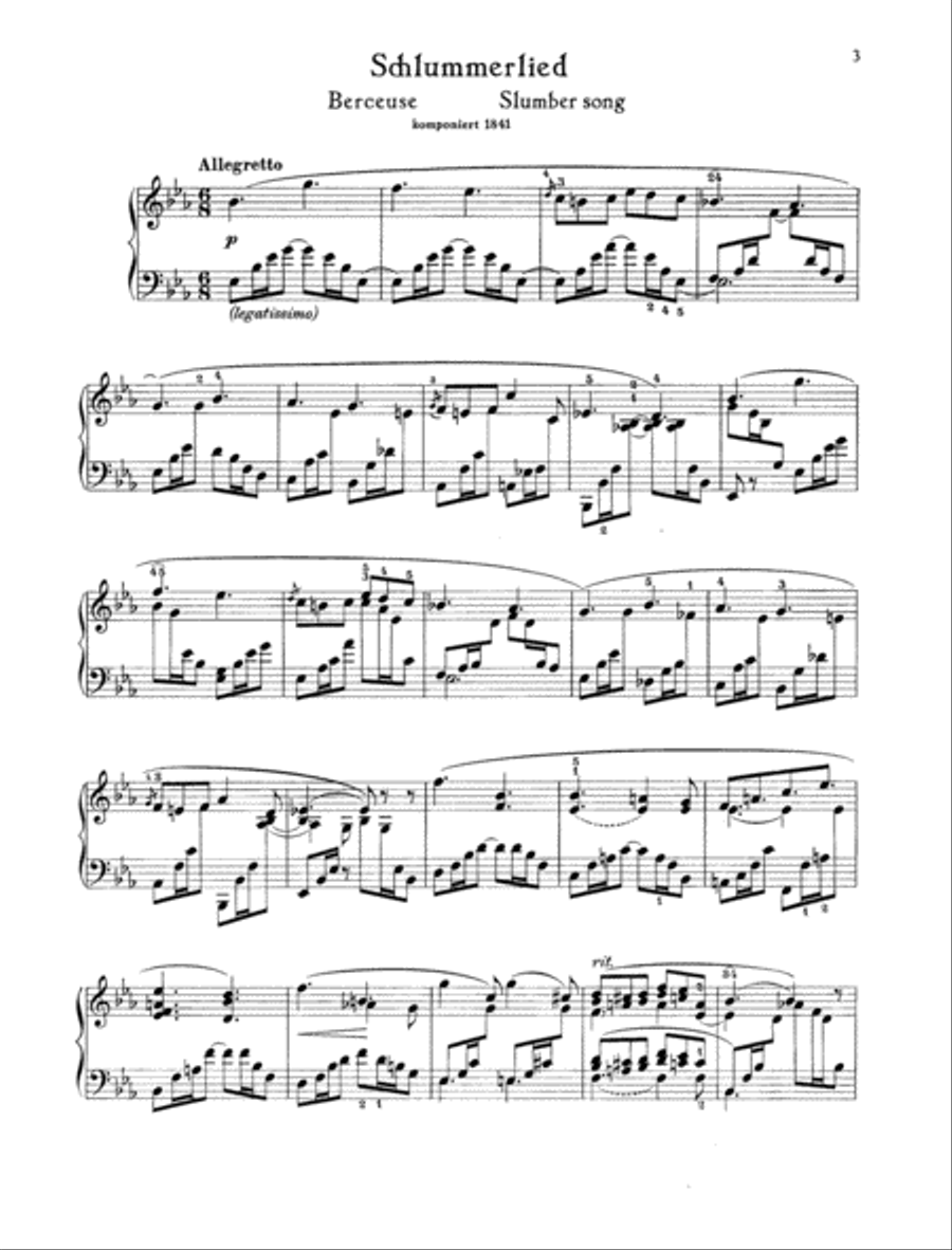 Albumblätter Piano Solo scores gallery preview page 2