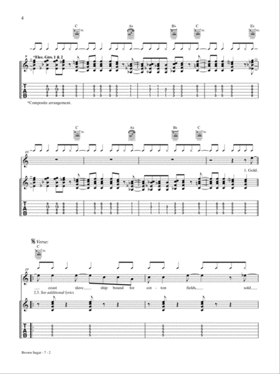 Ultimate Easy Guitar Play-Along -- The Rolling Stones Guitar Tablature scores gallery preview page 5