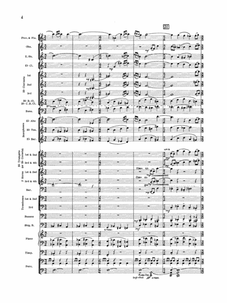 Geometrics in Sound, Op. 29: Score