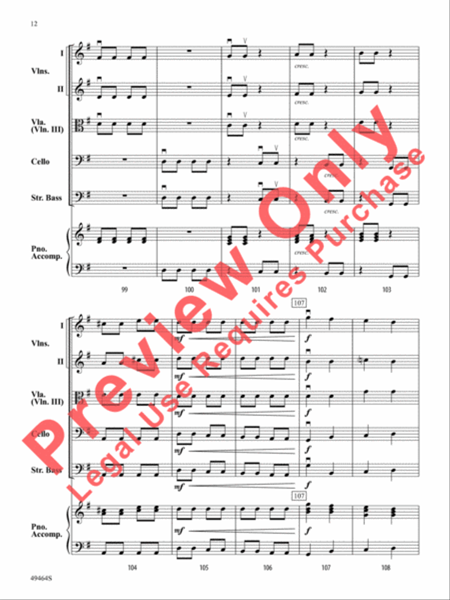 Spiccato Palooza! String Orchestra scores gallery preview page 13