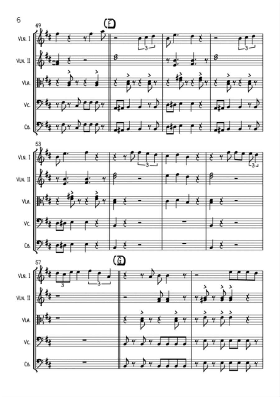 Jamming String Quartet scores gallery preview page 6