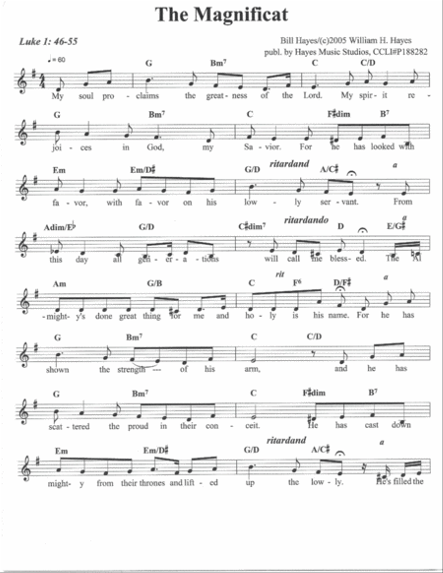 The Magnificat The Magnificat Praise scores gallery preview page 1
