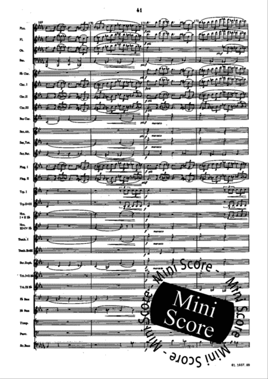 Evocazioni Evocazioni Concert Band scores gallery preview page 45
