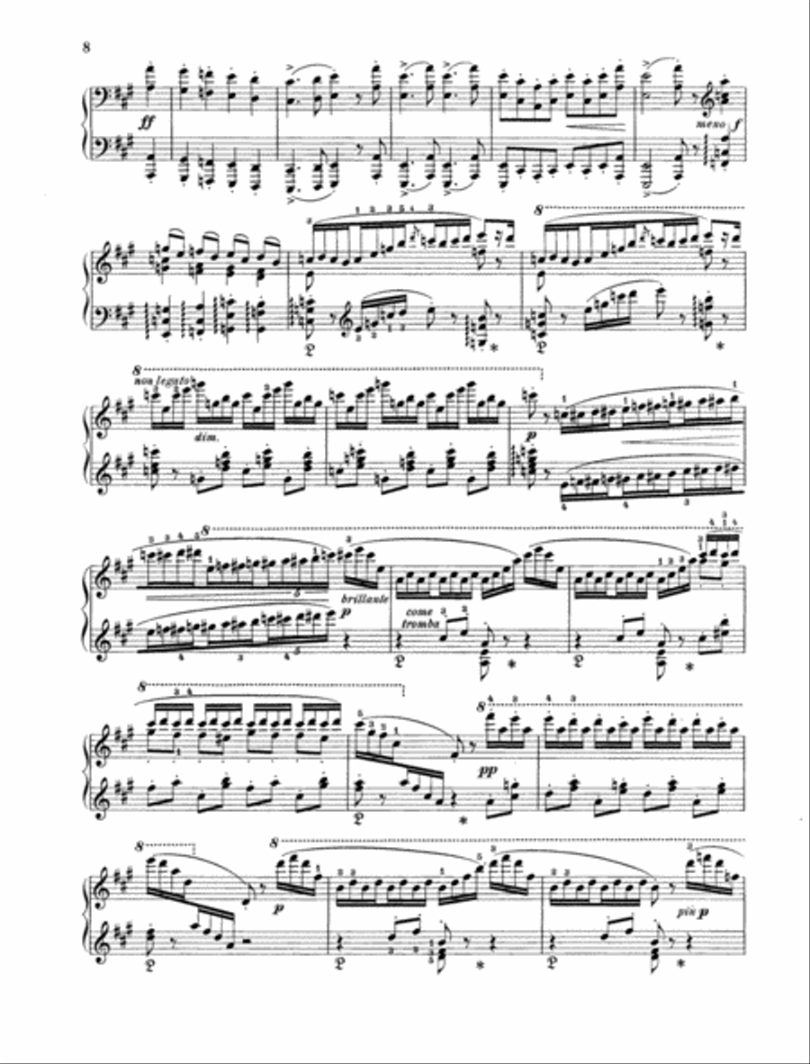 Hungarian Rhapsody No. 15 Piano Solo scores gallery preview page 6