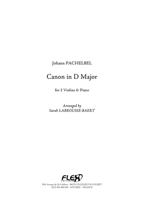 Book cover for Canon in D Major