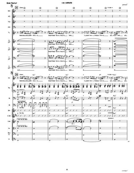 I Am a Carpenter (Joseph's Song) [Director Score] - Score Only image number null