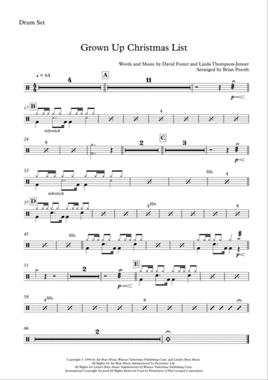 Grown-Up Christmas List Grown-Up Christmas List Small Ensemble scores gallery preview page 6