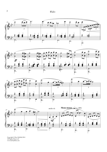 Waltz for piano image number null