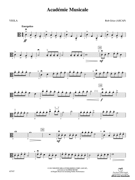 Academié Musicale: Viola