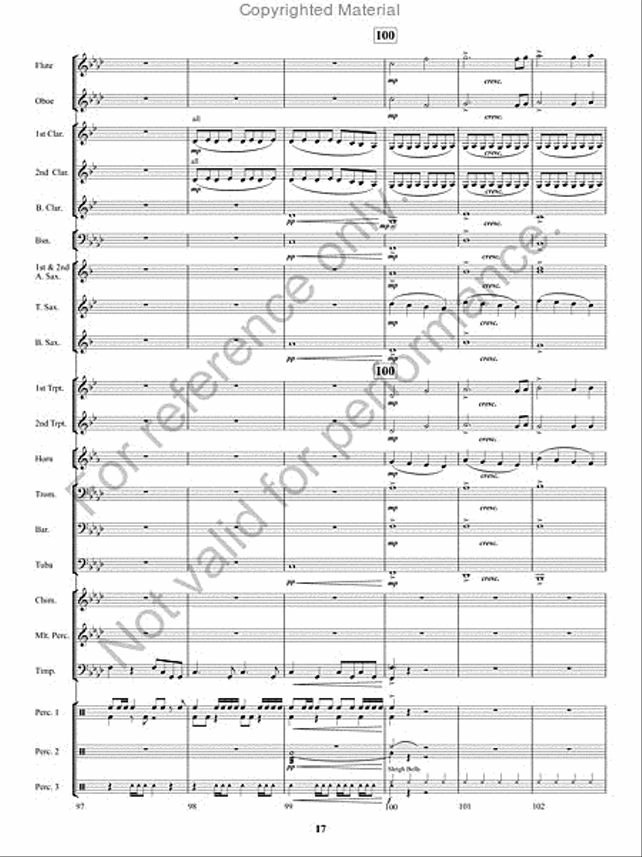 Kennesaw Mountain Celebration Concert Band scores gallery preview page 16