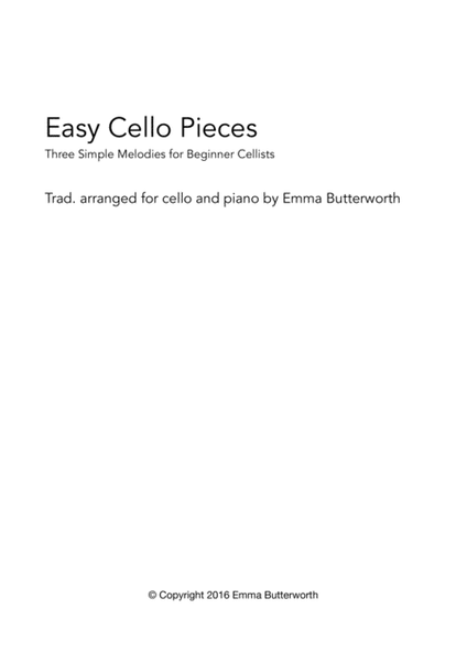 Three Easy Cello Pieces image number null