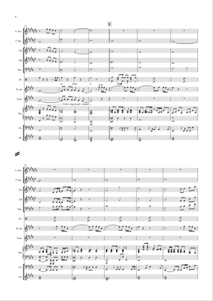 Angels Angels Jazz Ensemble scores gallery preview page 6