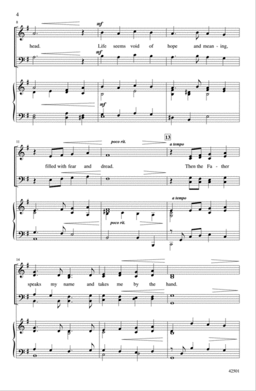 God Works for Good God Works for Good Choir scores gallery preview page 2