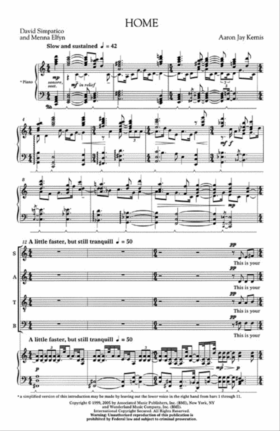 Choral Movements from Garden of Light 4-Part scores gallery preview page 2