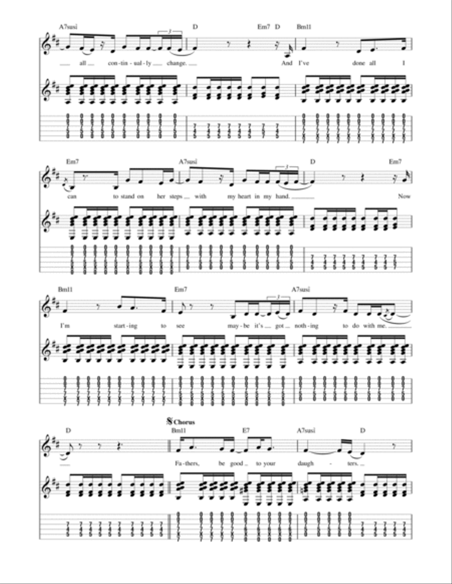 Daughters Electric Guitar scores gallery preview page 2