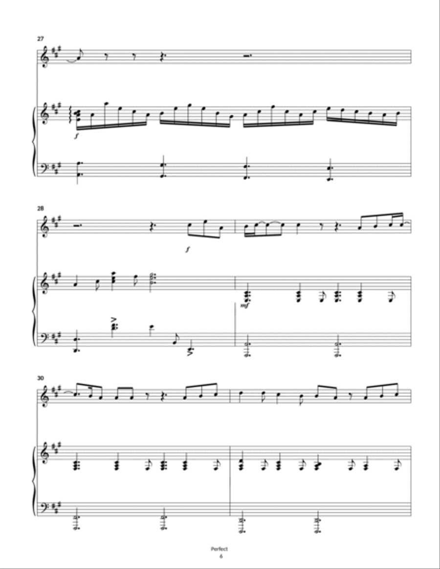 Perfect Violin Solo scores gallery preview page 6