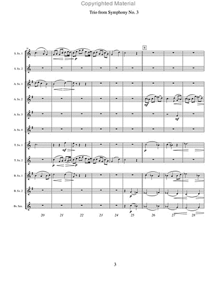 Trio from Symphony No. 3 image number null