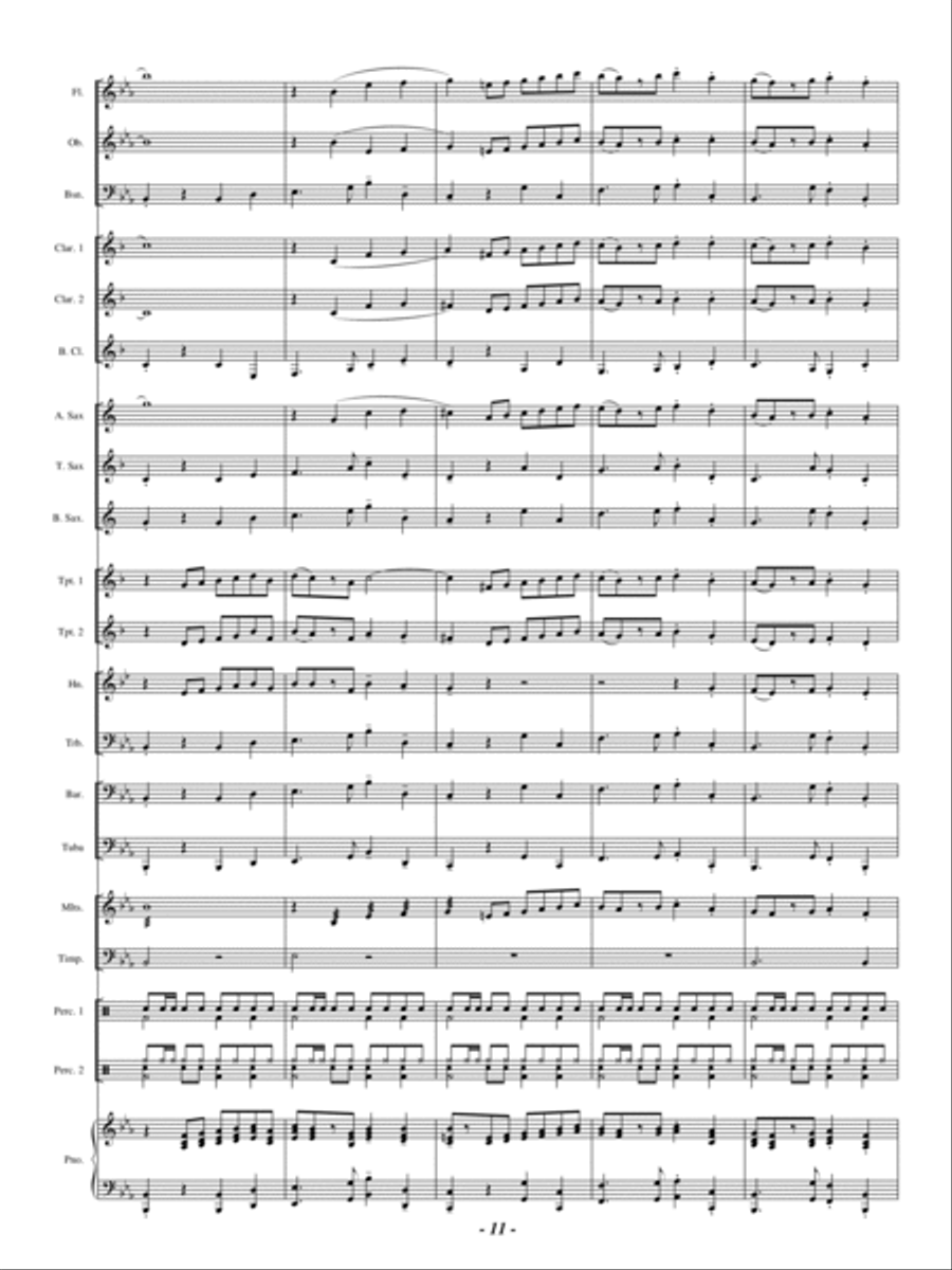 Danza Espanol Danza Espanol Concert Band scores gallery preview page 10