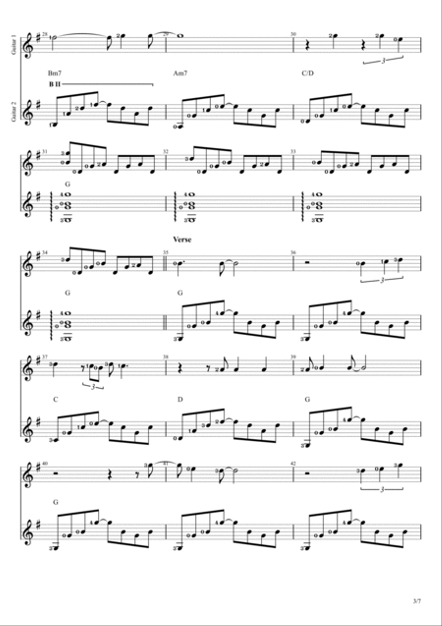 Endless Love Acoustic Guitar scores gallery preview page 3