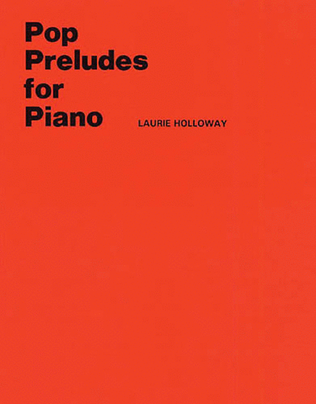 Book cover for Holloway: Pop Preludes For Piano