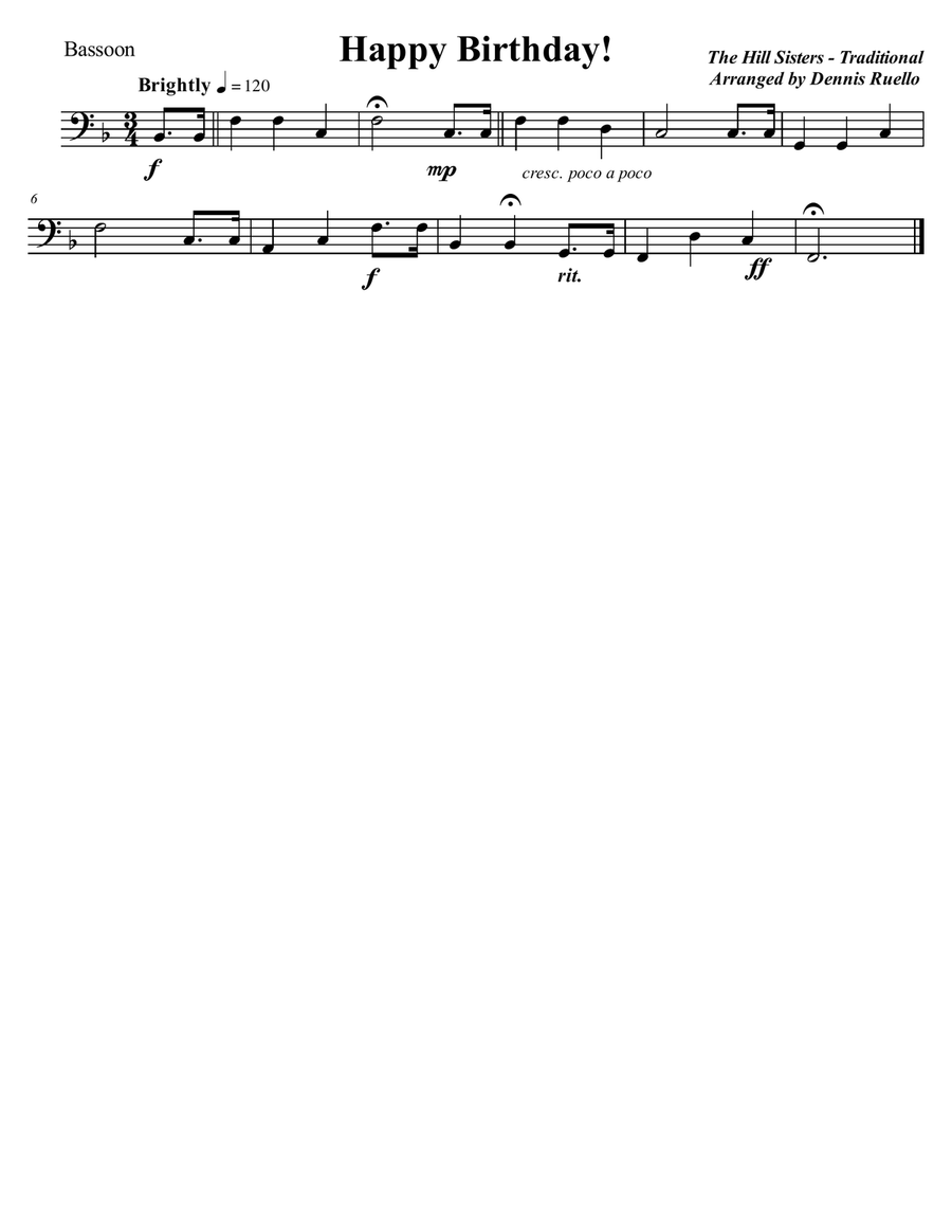 Happy Birthday! - Marching / Concert Band - Intermediate Concert Band scores gallery preview page 4