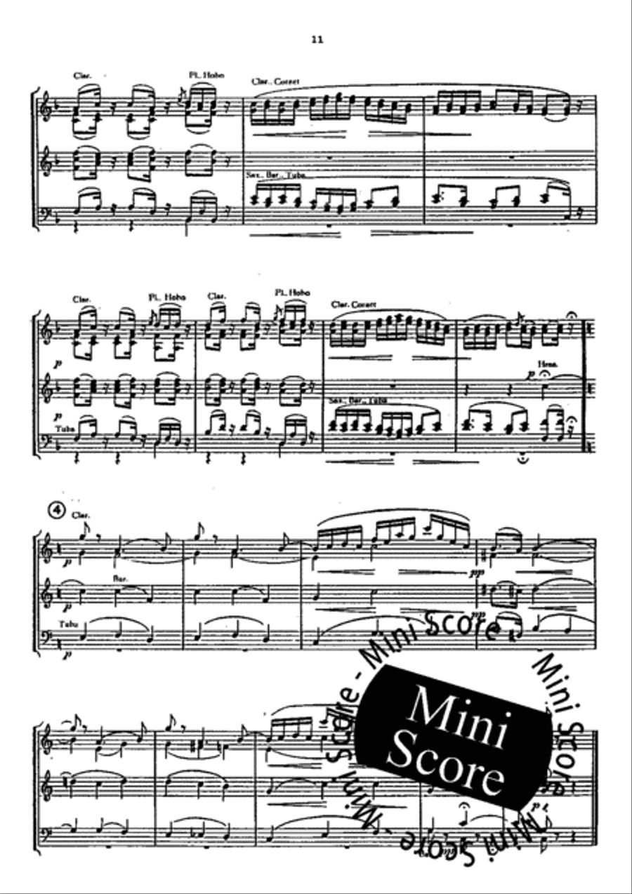 Le Roi S'Amuse Fanfare Band scores gallery preview page 13