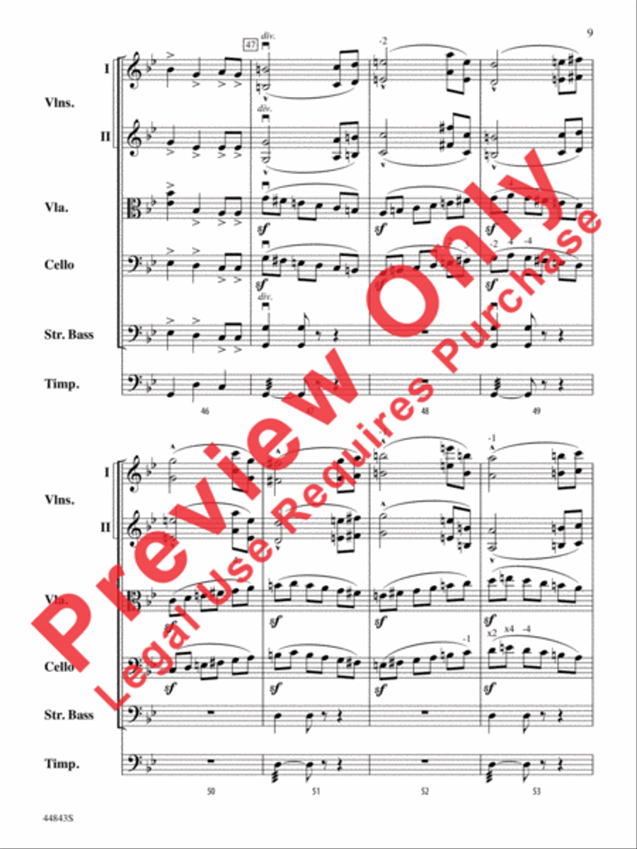 Enigma Variations String Orchestra scores gallery preview page 25