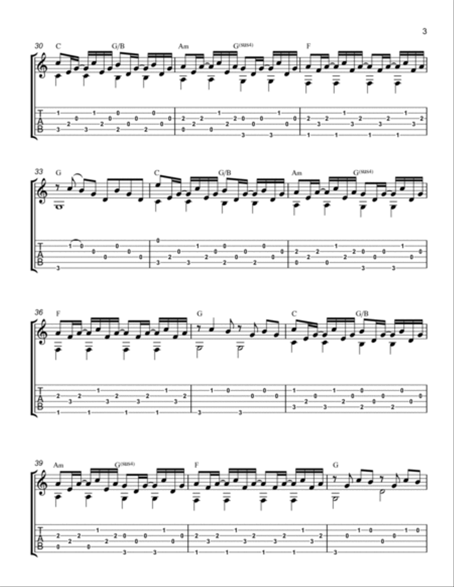 Betty Betty Piano, Vocal, Guitar scores gallery preview page 3