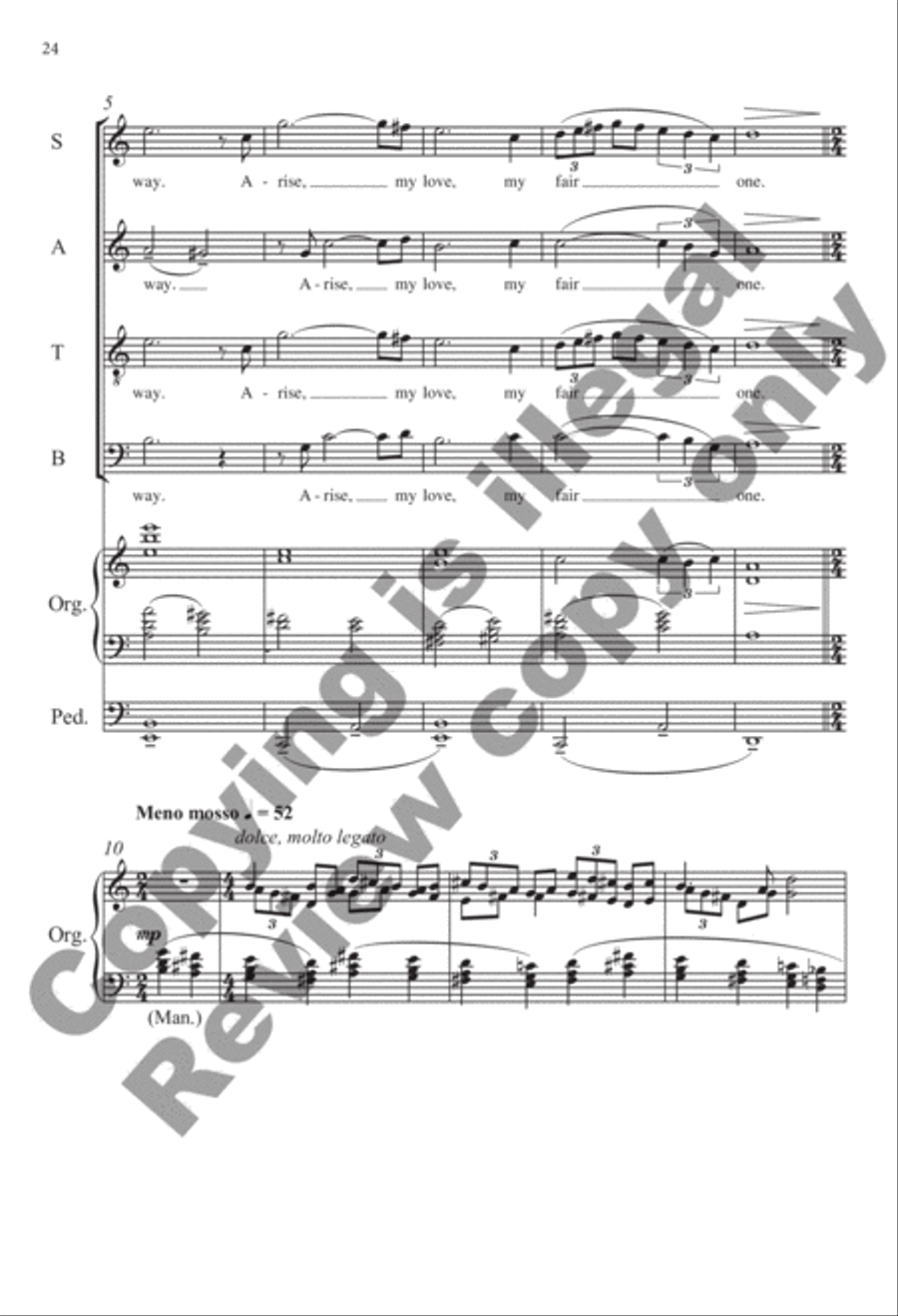 Selected Sacred Choral Works of Julian Wachner, Volume 1 4-Part scores gallery preview page 32