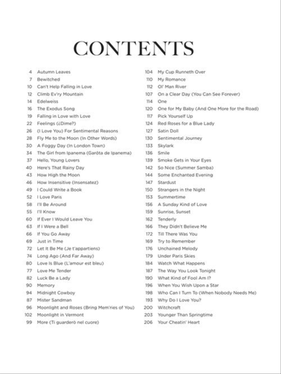 The Most Beautiful Songs Ever Organ scores gallery preview page 3