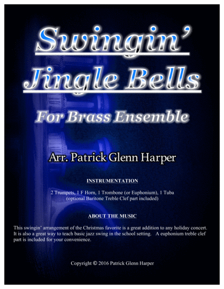 Swingin' Jingle Bells - for Brass Ensemble image number null