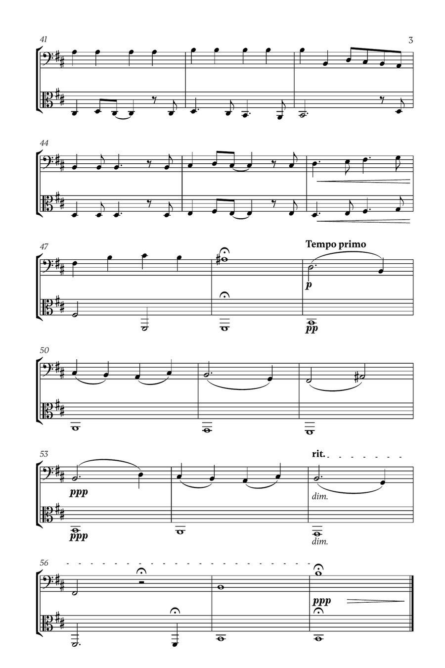 Mary, Did You Know? String Duet scores gallery preview page 3
