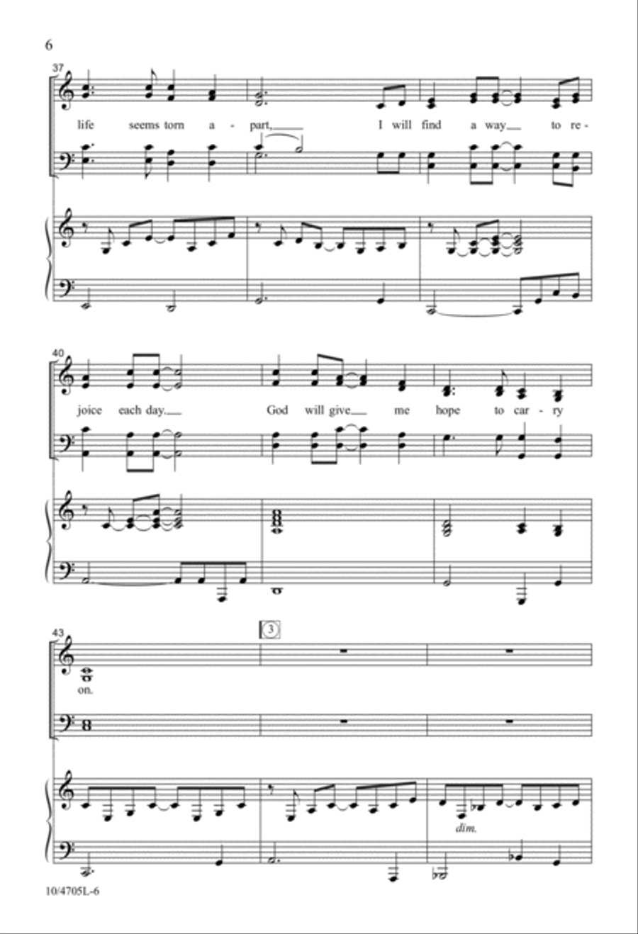 Faith to Carry On Faith to Carry On 4-Part scores gallery preview page 6