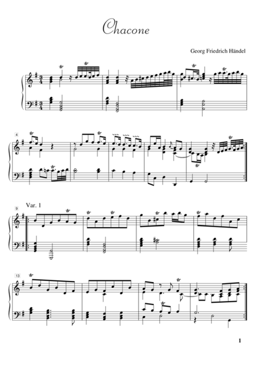 Georg Friedrich Händel-----Chacones
