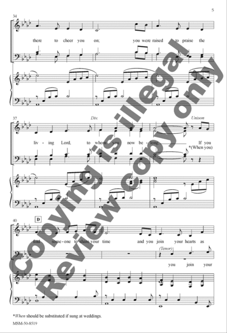 Borning Cry 4-Part scores gallery preview page 5