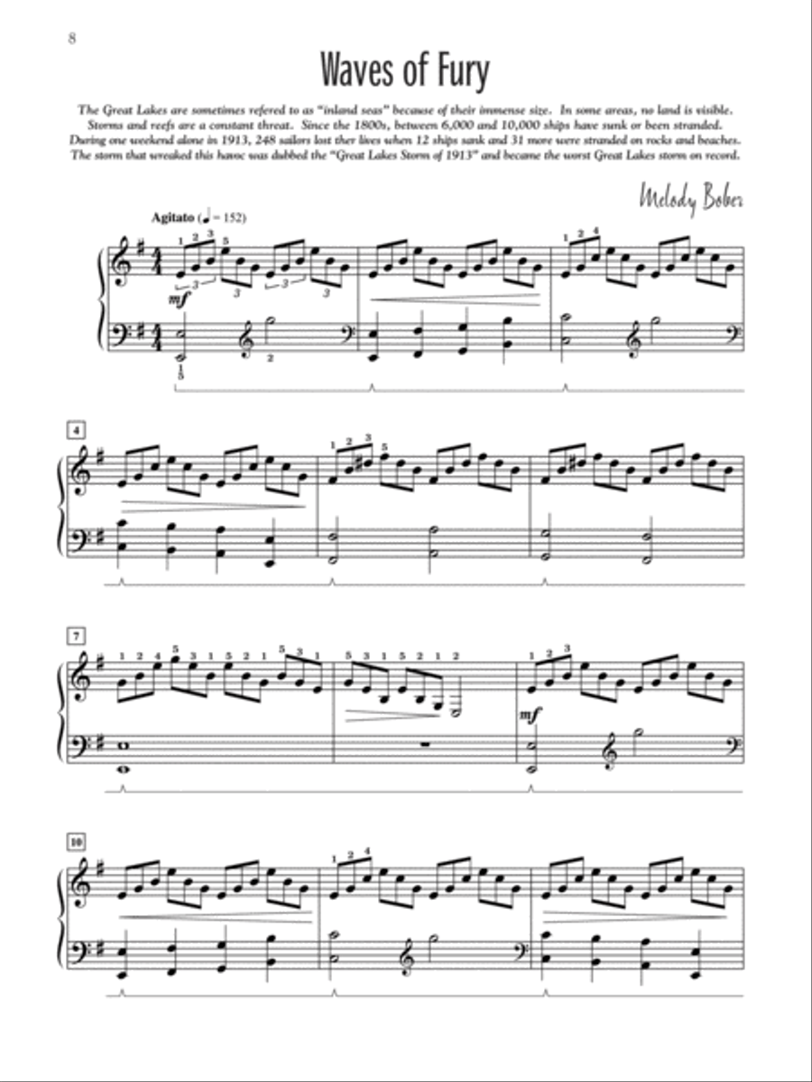 The Great Lakes Piano Solo scores gallery preview page 4