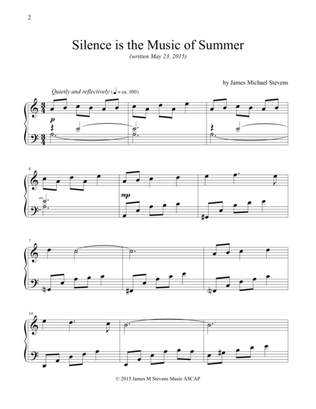 Book cover for Silence is the Music of Summer
