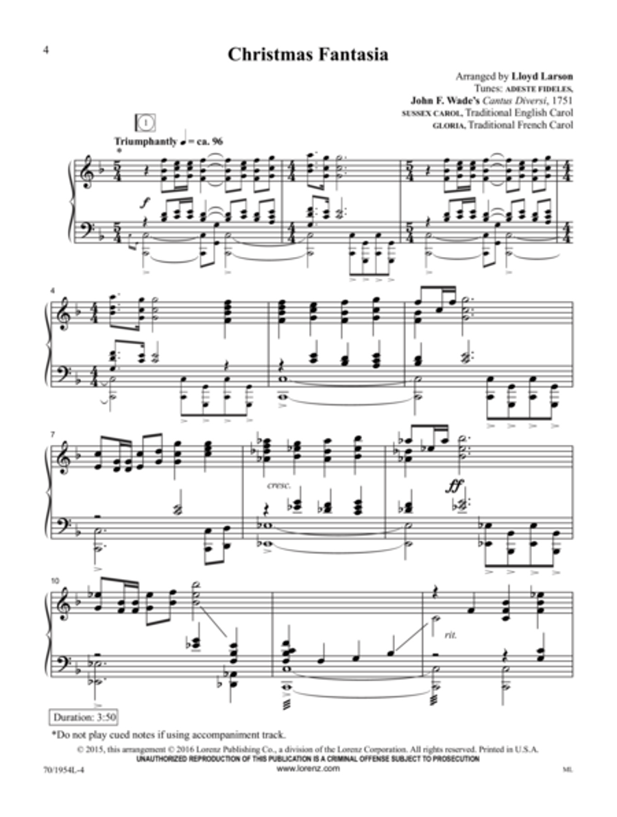 Christmas in Ivory Piano Solo scores gallery preview page 2