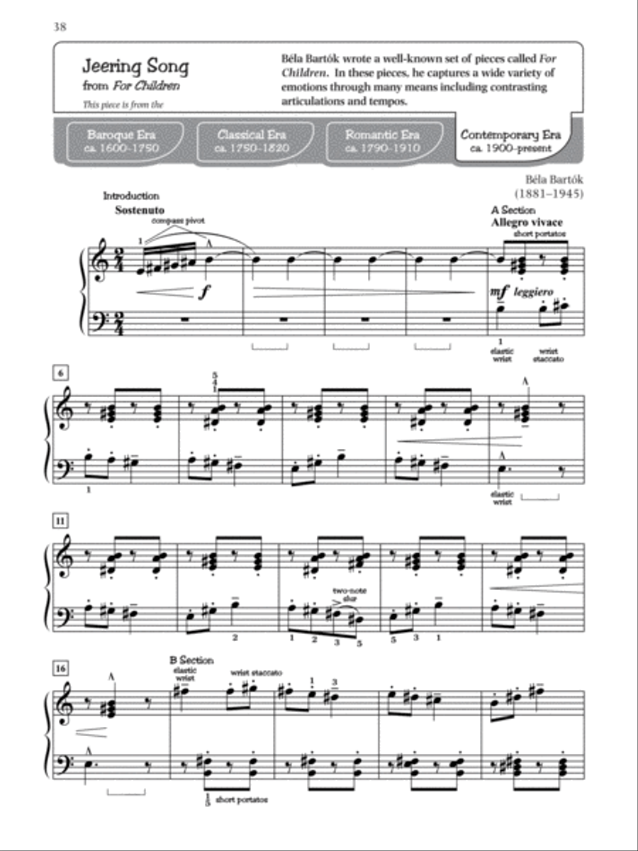 Pathways to Artistry -- Masterworks, Book 3 Piano Method scores gallery preview page 9
