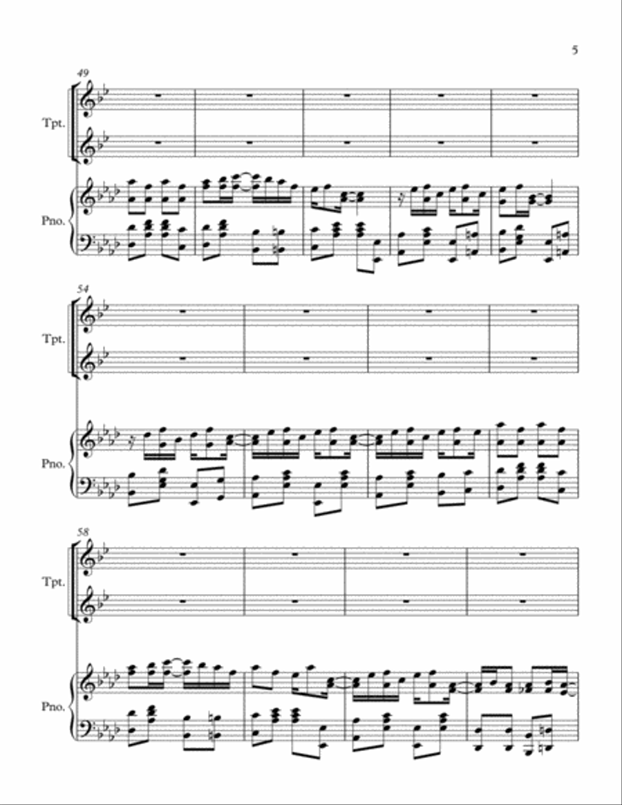 Maple Leaf Rag Maple Leaf Rag Trumpet Solo scores gallery preview page 5