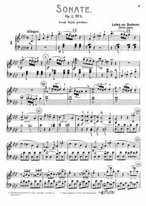 Book cover for Beethoven - Piano Sonata No.1, Op.2 No.1