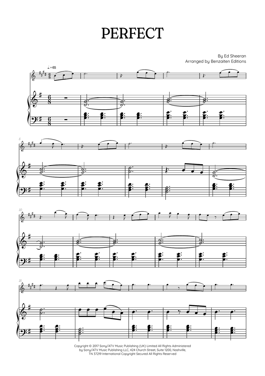 Perfect Alto Saxophone scores gallery preview page 1