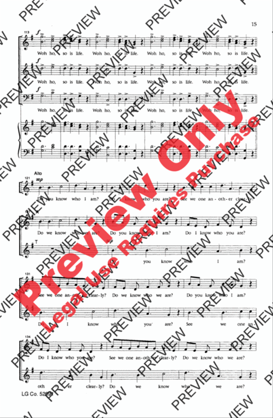 Turn the World Around 4-Part scores gallery preview page 14