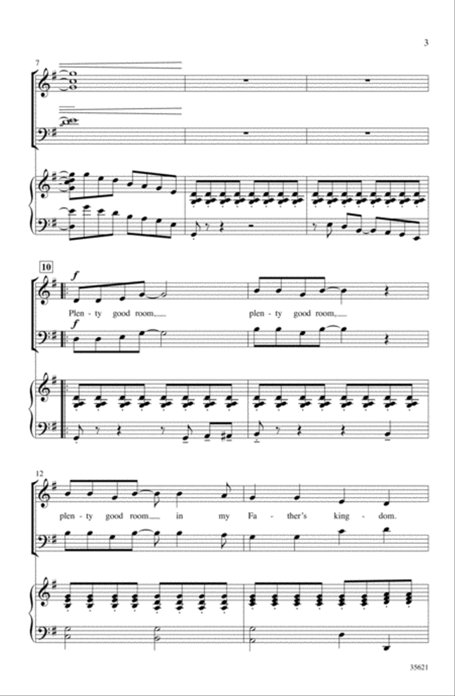 Plenty Good Room Plenty Good Room 4-Part scores gallery preview page 2