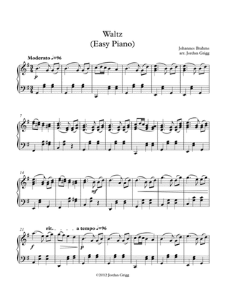 Book cover for Waltz (Easy Piano)