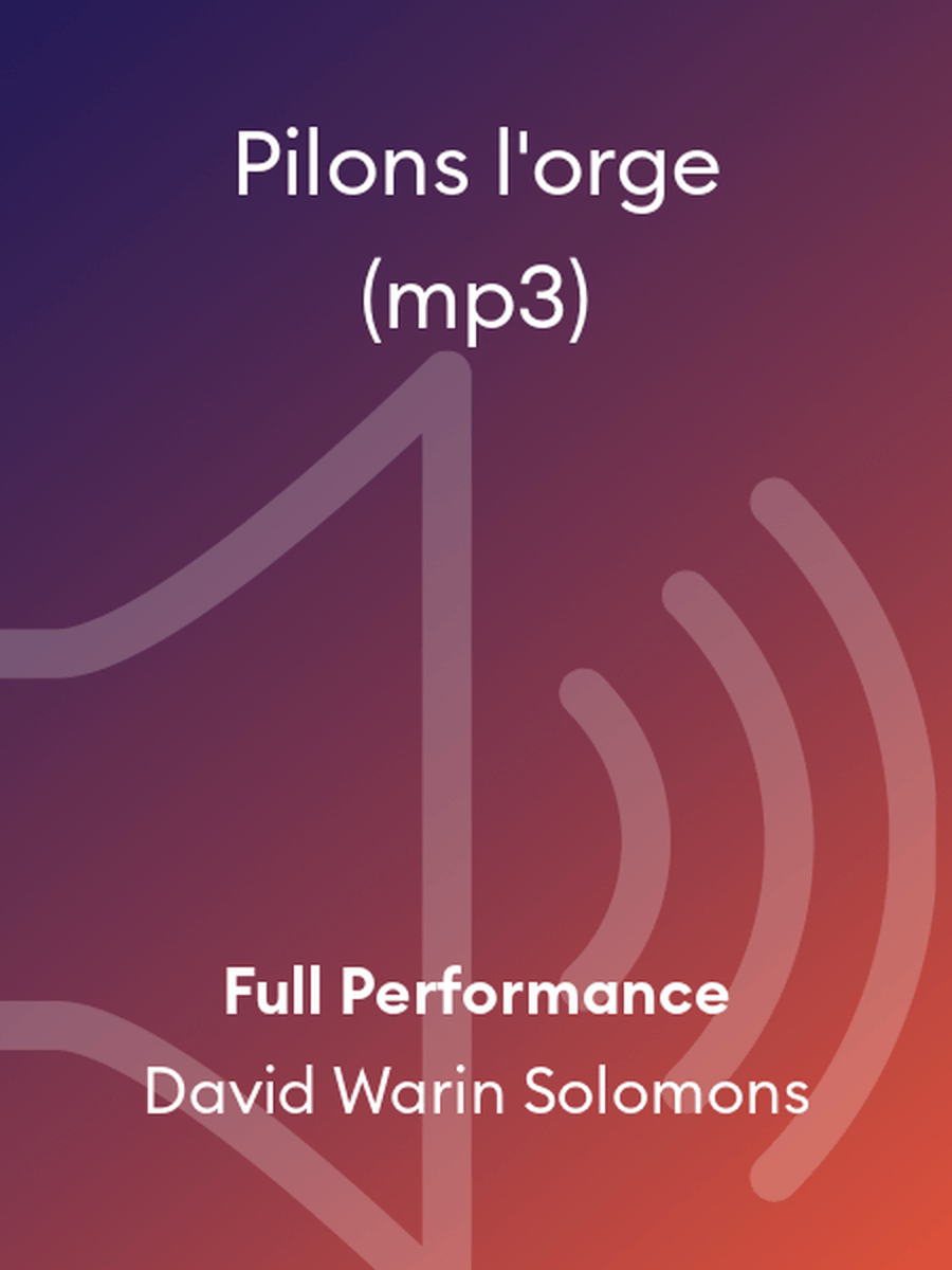 Pilons l'orge (mp3)