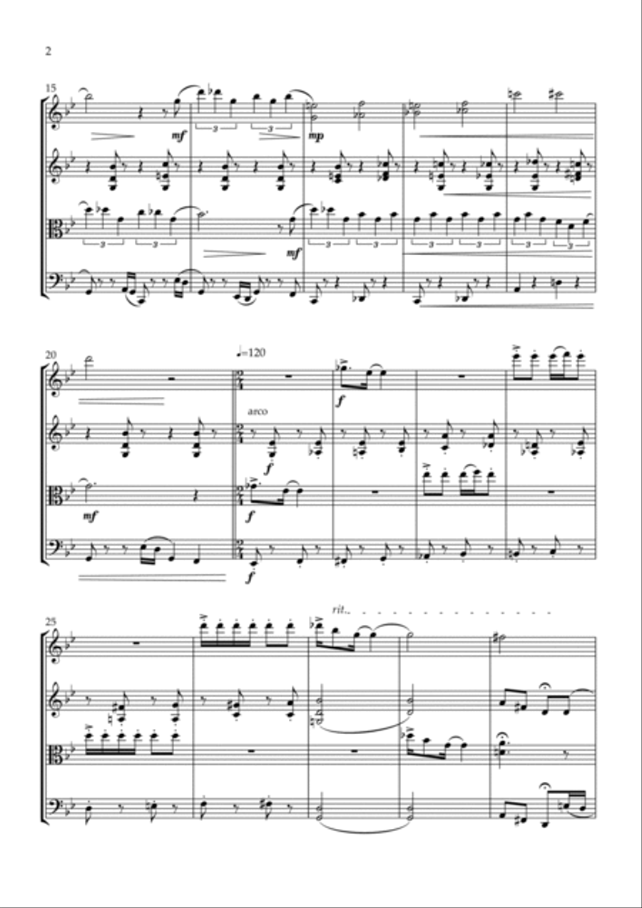 It Ain't Necessarily So String Quartet scores gallery preview page 2