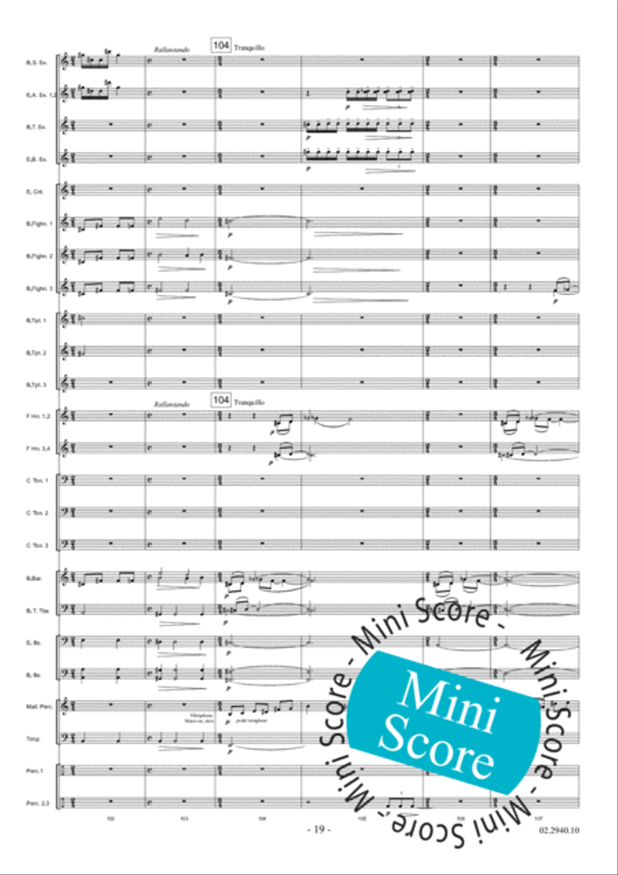 Aurora Fanfare Band scores gallery preview page 25